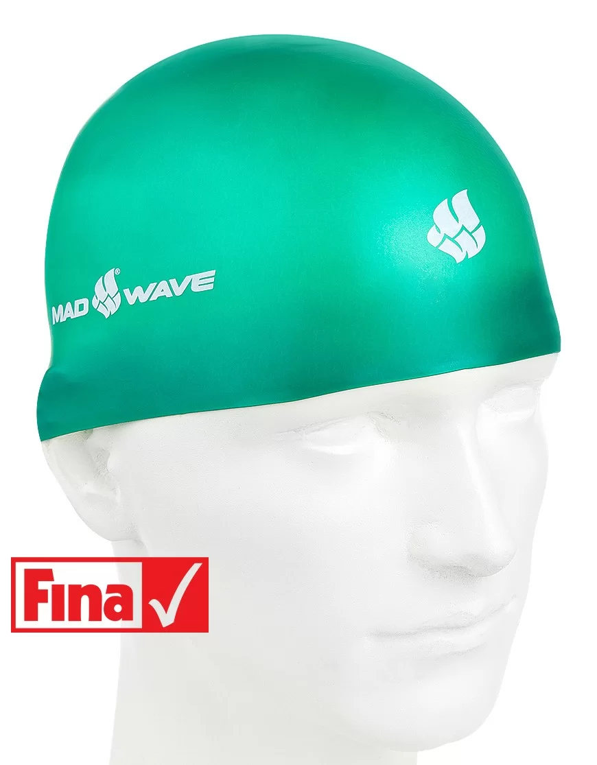 Реальное фото Шапочка для плавания Mad Wave Soft Fina Approved M M0533 01 2 10W от магазина СпортСЕ