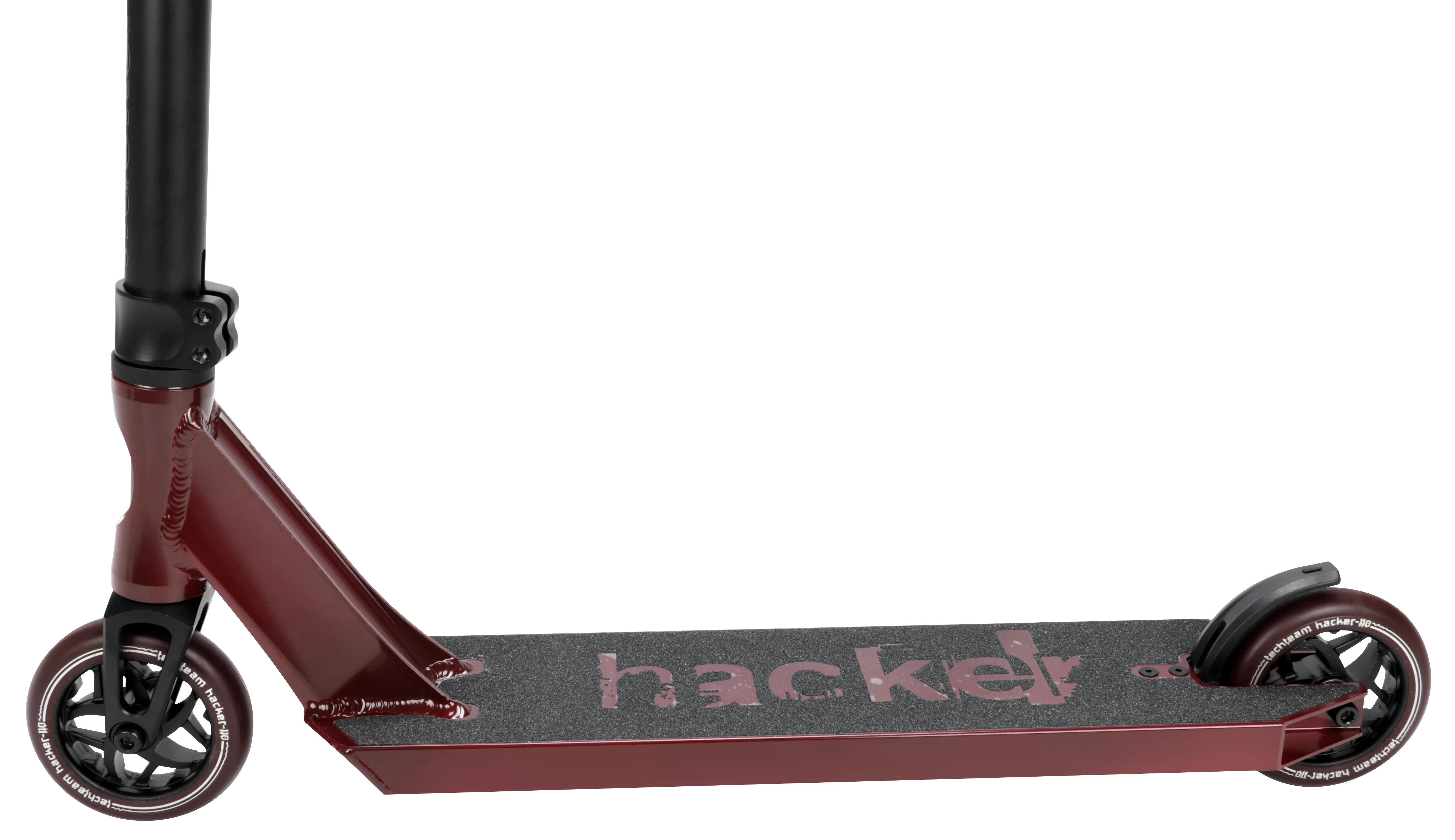 Реальное фото Самокат TechTeam Hacker (2021) трюковой black от магазина СпортСЕ
