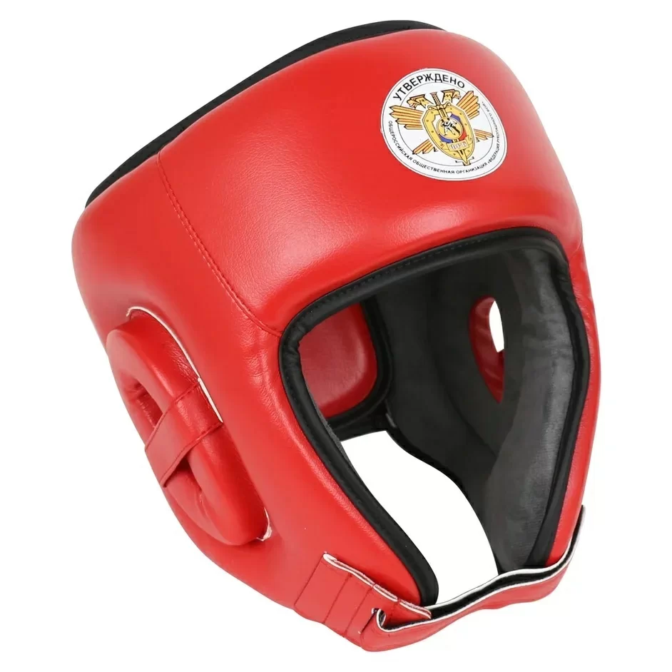 Реальное фото Шлем RuscoSport с усилением красный от магазина СпортСЕ