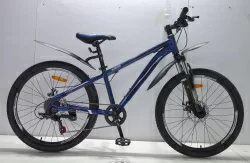 Велосипед 24" Nameless S4300D, синий/черный, 13" (2024)