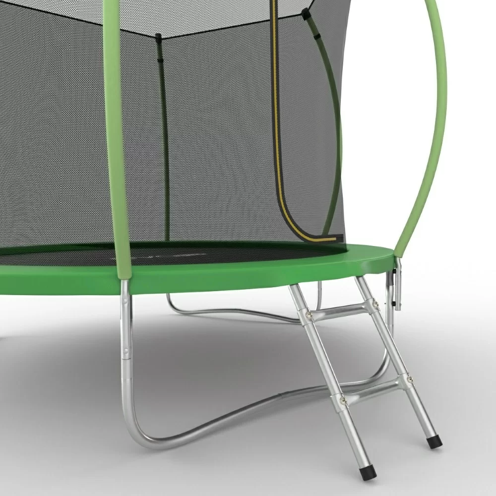 Реальное фото EVO JUMP Internal 10ft (Green) Батут с внутренней сеткой и лестницей, диаметр 10ft (зеленый) от магазина СпортСЕ