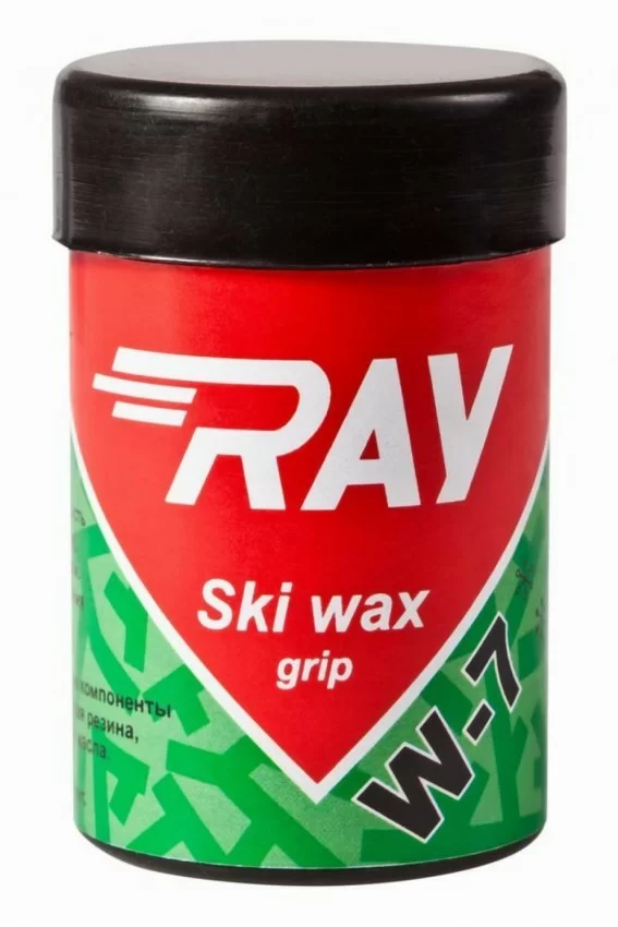 Реальное фото Мазь лыжная Ray W-7 -6..-13°C синтетическая 35 г зеленая W-7 от магазина СпортСЕ