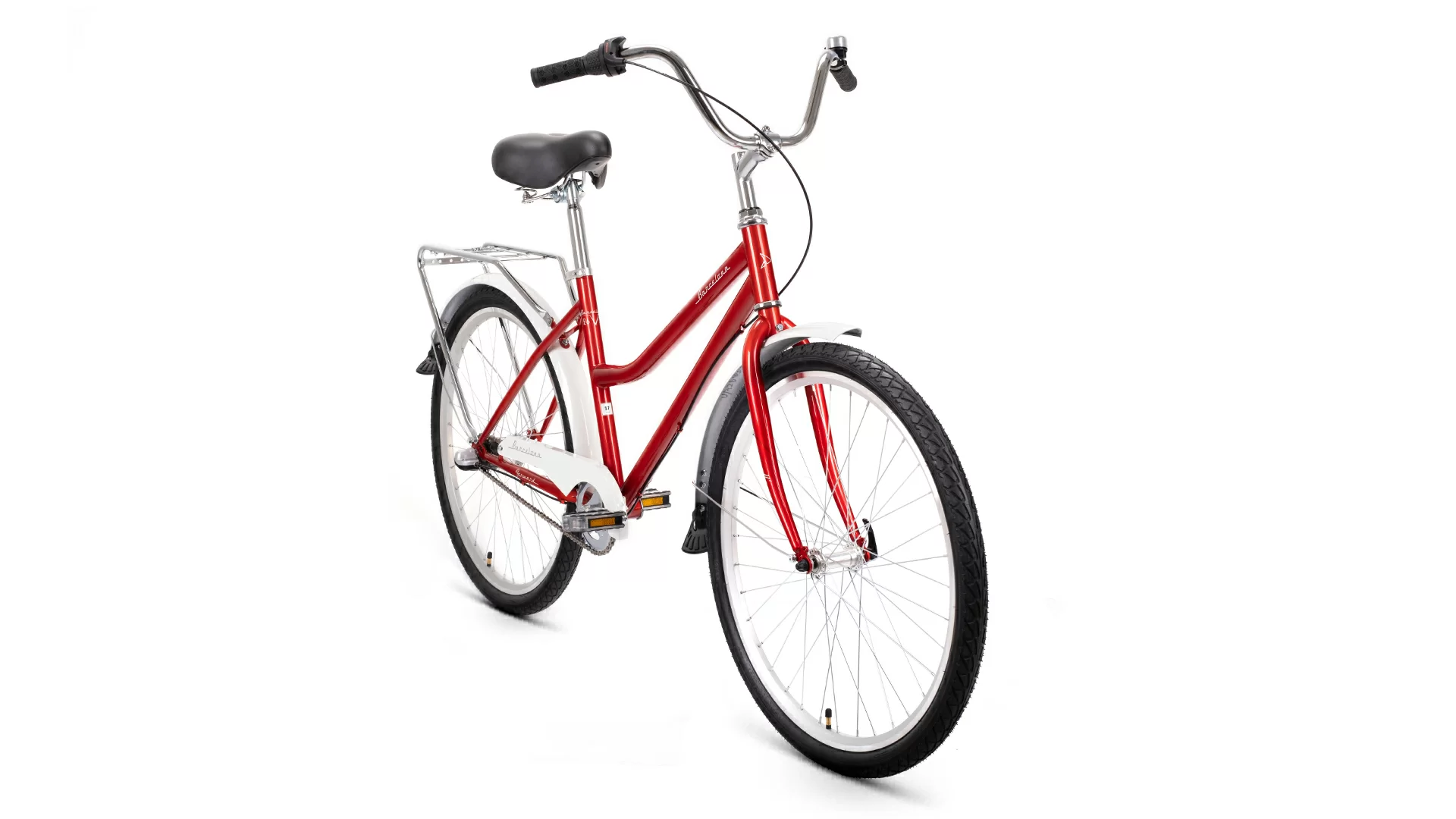 Реальное фото Велосипед Forward Barcelona 26 3.0 (2020-2021) красный/белый от магазина СпортСЕ