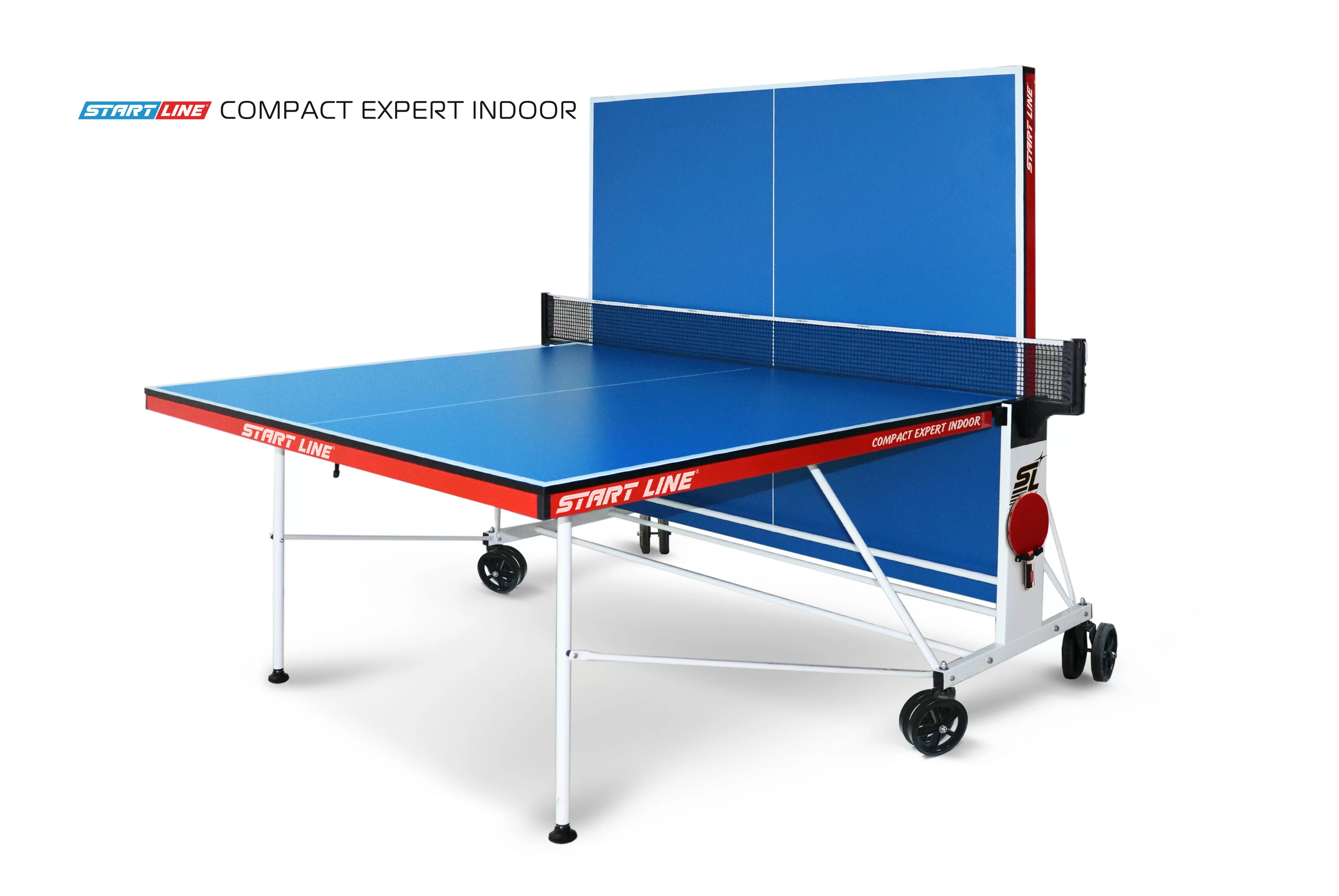 Реальное фото Теннисный стол Start Line Compact Expert Indoor blue от магазина СпортСЕ