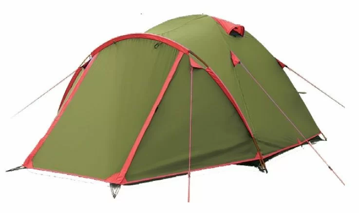 Реальное фото Палатка Tramp Lite Camp 3 зеленый TLT-007.06 от магазина СпортСЕ