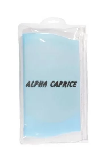 Реальное фото Шапочка для плавания Alpha Caprice SCL02 (с пучком) blue от магазина СпортСЕ