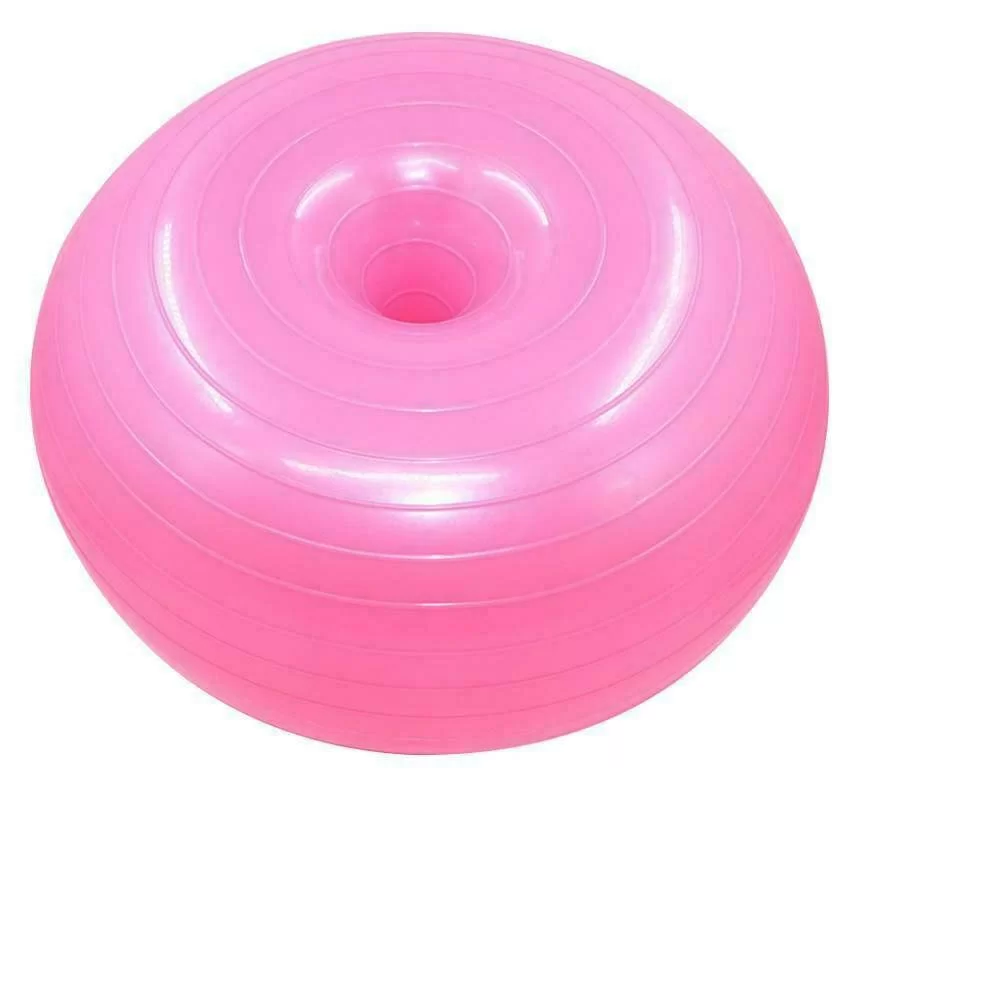 Реальное фото Фитбол-пончик 50 см B32238 розовый 10018876 от магазина СпортСЕ
