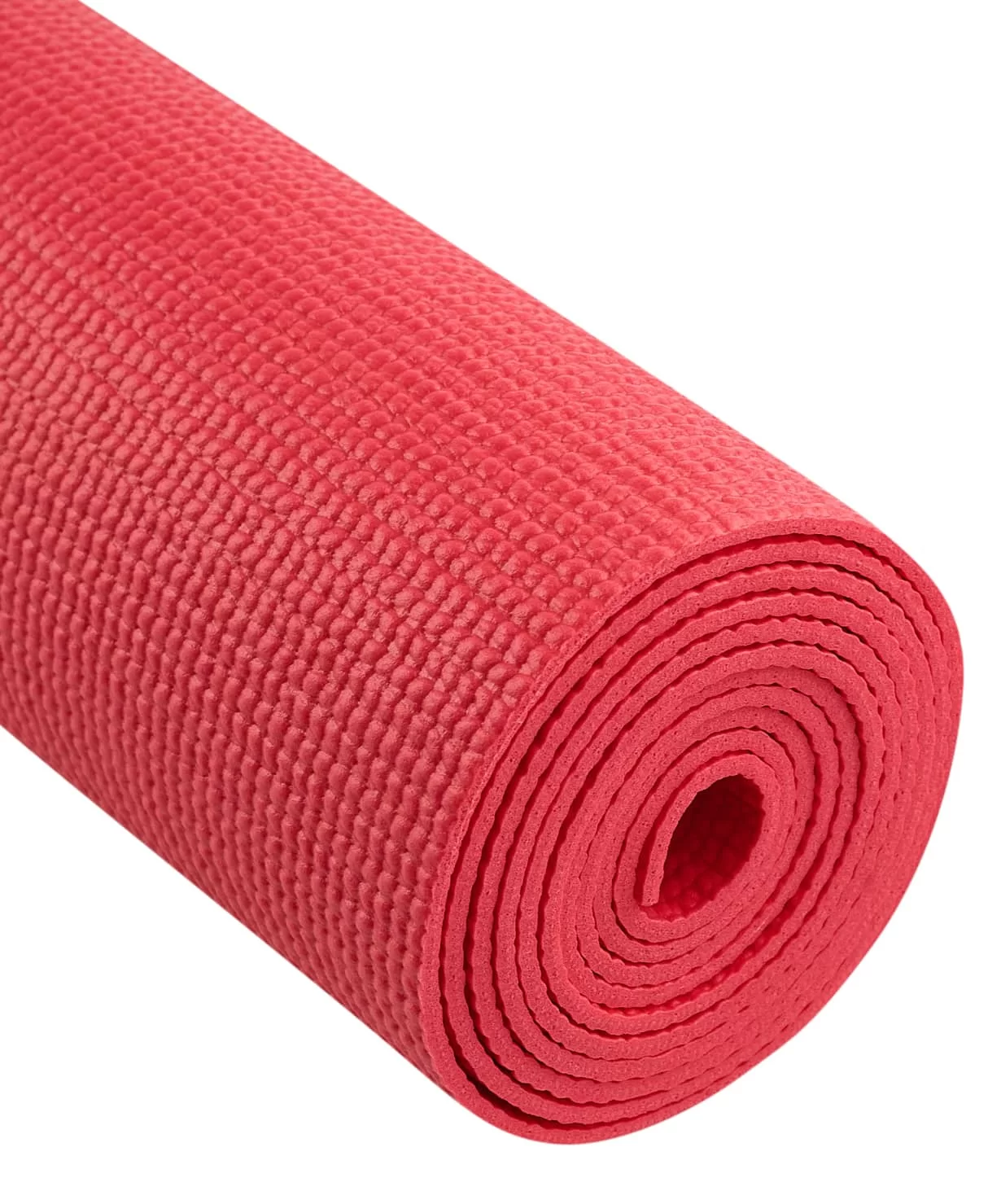 Реальное фото Коврик для йоги StarFit FM-101 PVC 183x61x0,3 см красный ЦБ-00001685 от магазина СпортСЕ