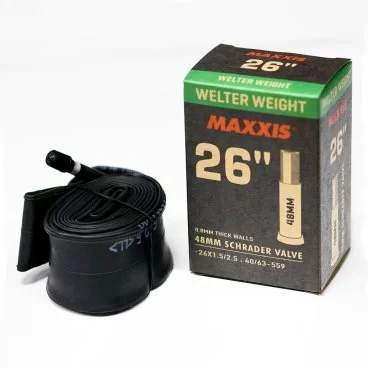 Реальное фото Камера 26" * 1.5/2.5 Maxxis Welter Weight (40/63-559) 0.8 LSV48 (B-C) EIB00137100 от магазина СпортСЕ