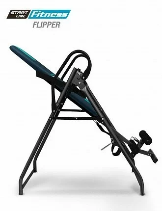 Реальное фото Инверсионный стол Flipper сине-бирюзовый SLF IT01-DB от магазина СпортСЕ
