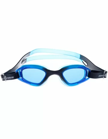 Реальное фото Очки для плавания Mad Wave Junior Micra Multi II blue  M0419 01 0 03W от магазина СпортСЕ