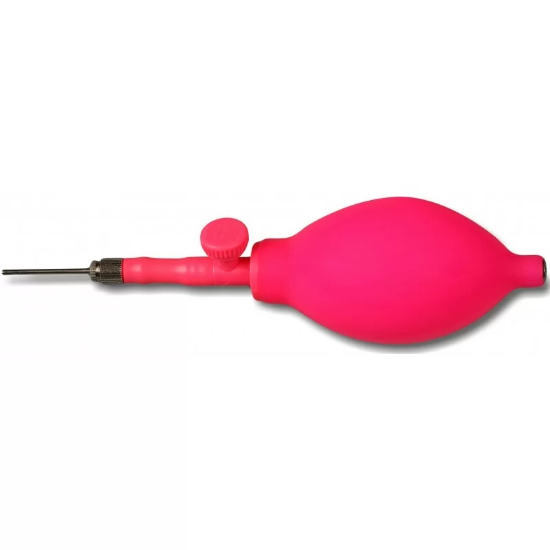 Реальное фото Насос Indigo для мяча художественная гимнастика розовый IN008 от магазина СпортСЕ