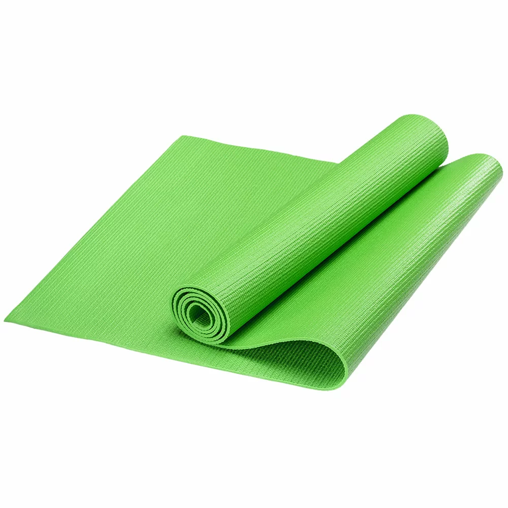 Реальное фото Коврик для йоги 173*61*0.3 см HKEM112-03-GREEN PVC зеленый 10019485 от магазина СпортСЕ