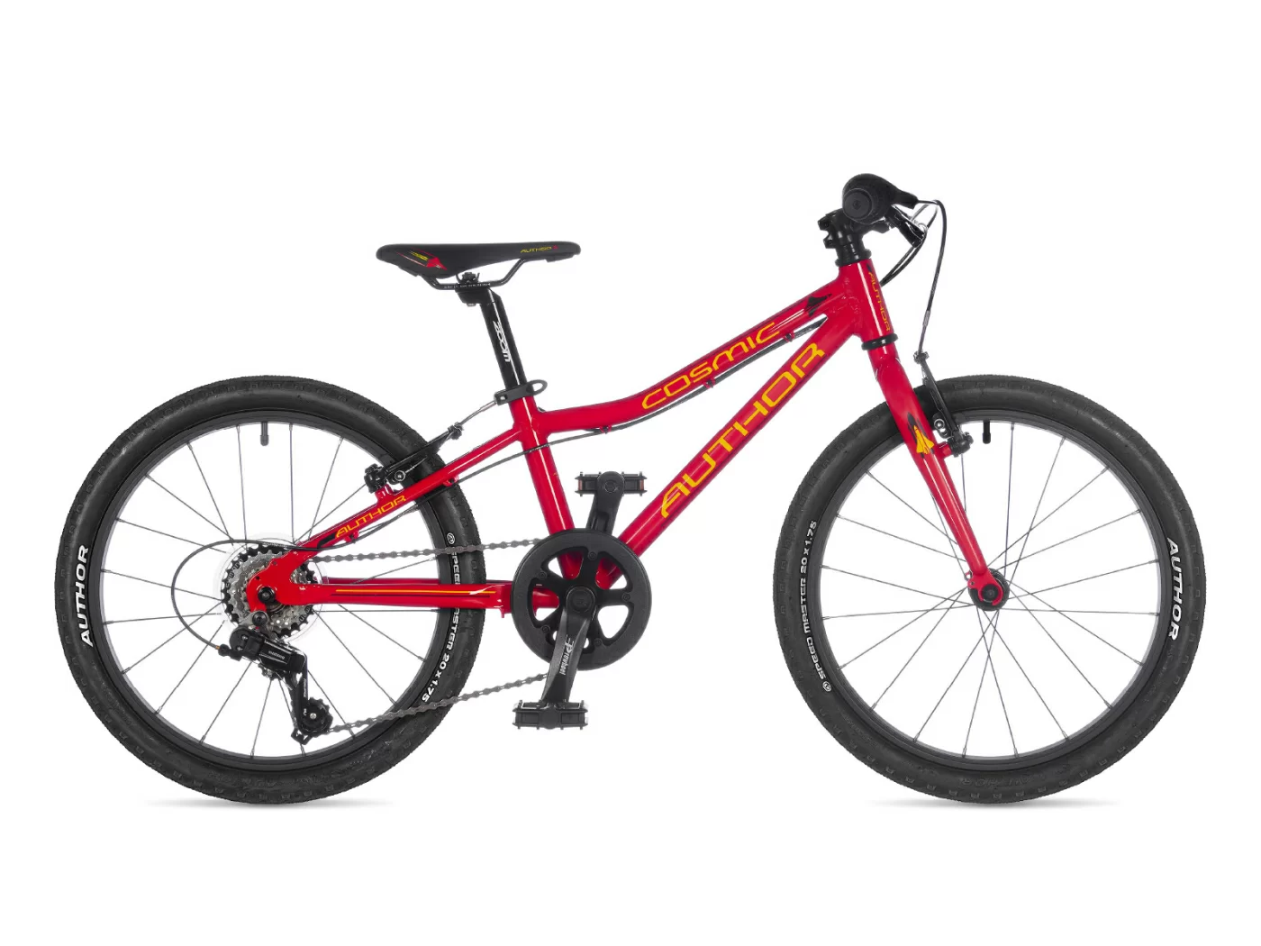 Реальное фото Велосипед детский AUTHOR Cosmic 2023 Красный от магазина СпортСЕ