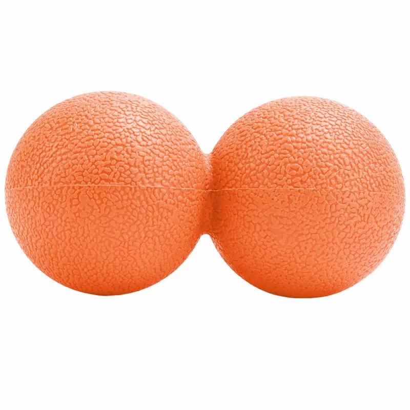 Реальное фото Мяч для МФР MFR-2 двойной 2х65мм оранжевый (D34411) 10019470 от магазина СпортСЕ