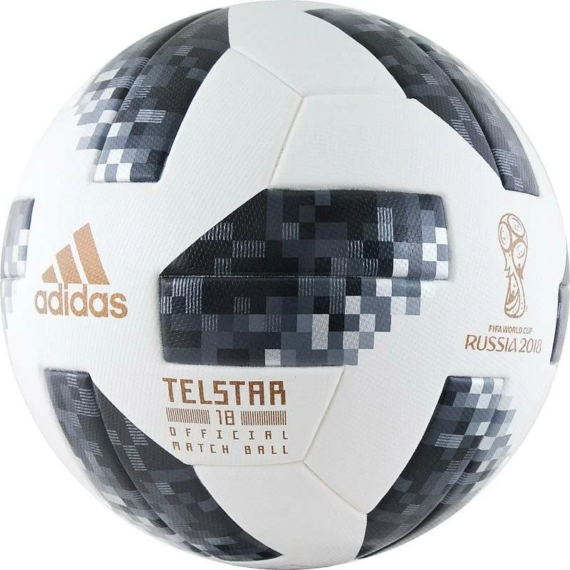 Реальное фото Мяч футбольный Adidas World Cup OMB white/black/silvmt CE8083 от магазина СпортСЕ