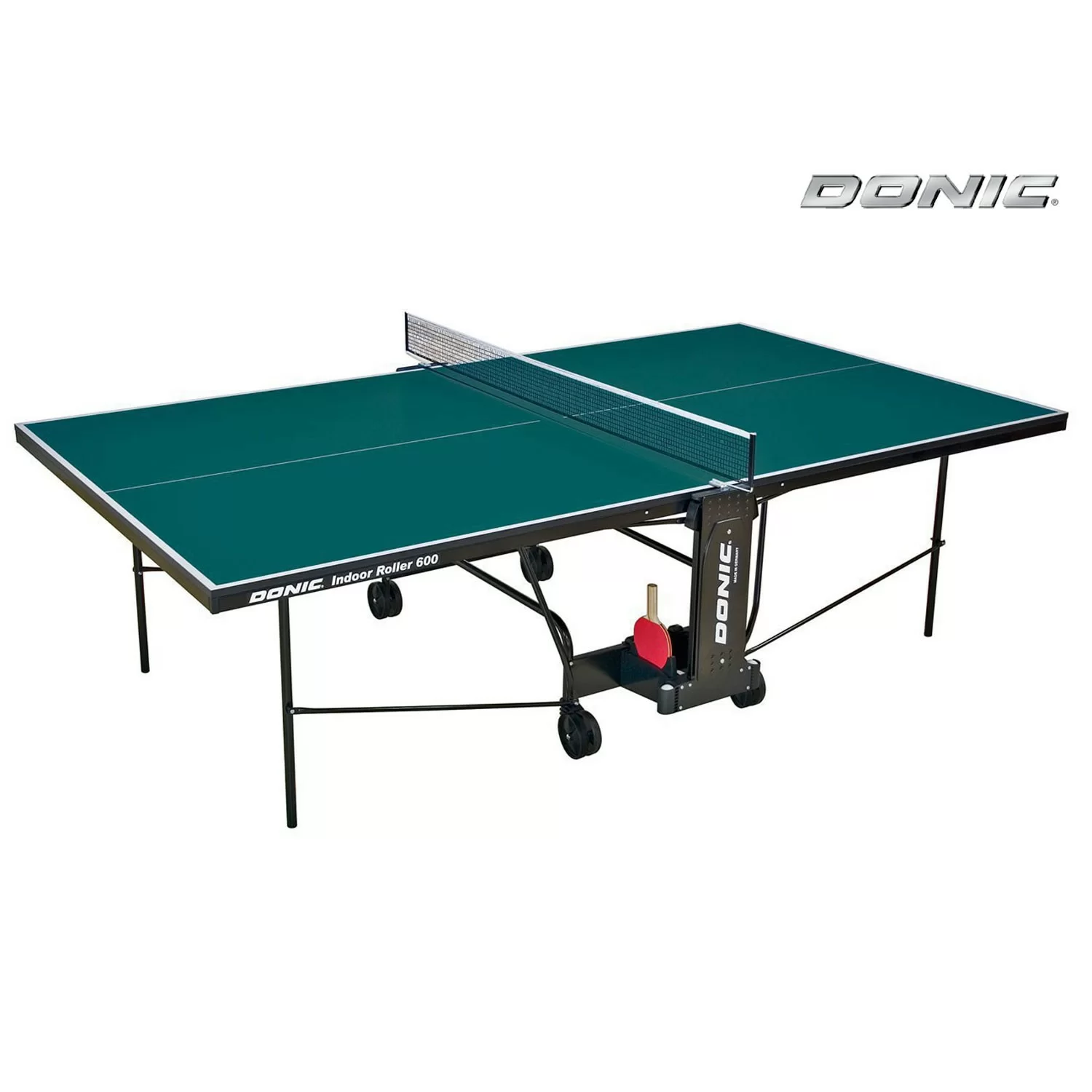 Реальное фото Теннисный стол DONIC INDOOR ROLLER 600 GREEN 230286-G от магазина СпортСЕ