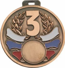 Реальное фото Медаль MD701 Rus d-70 мм от магазина СпортСЕ