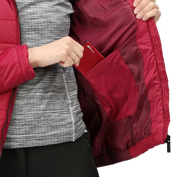 Реальное фото Куртка Voltera Loft II (Цвет 3NS, Красный) RWN194 от магазина СпортСЕ