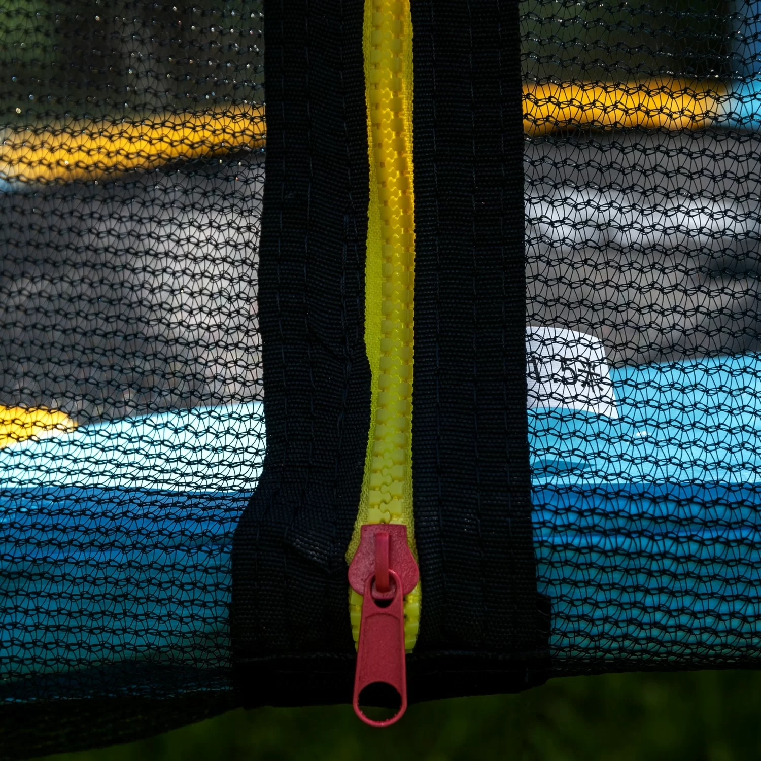 Реальное фото Батут DFC JUMP KIDS 60" желт/син, сетка (150см) 60INCH-JD-BY от магазина СпортСЕ