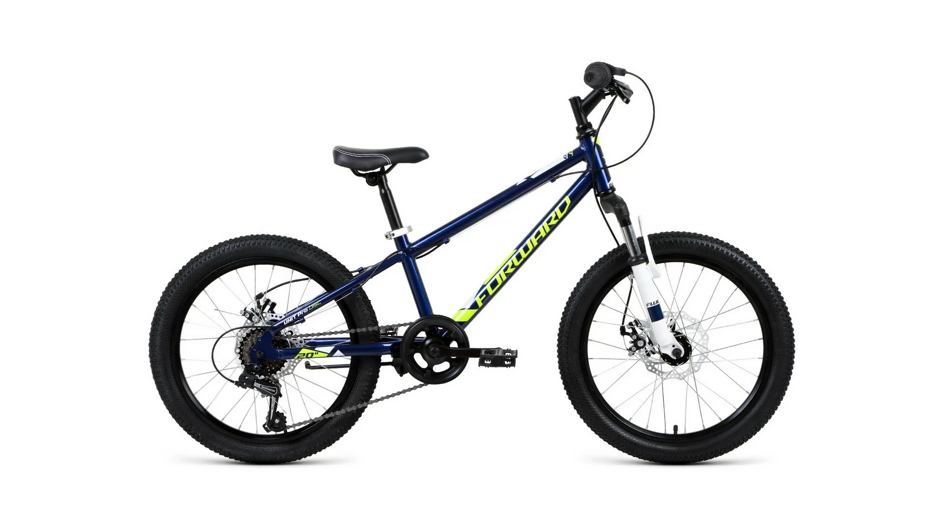 Реальное фото Велосипед Forward Unit PRO 20 disc (2020) синий RBKW01606002 от магазина СпортСЕ