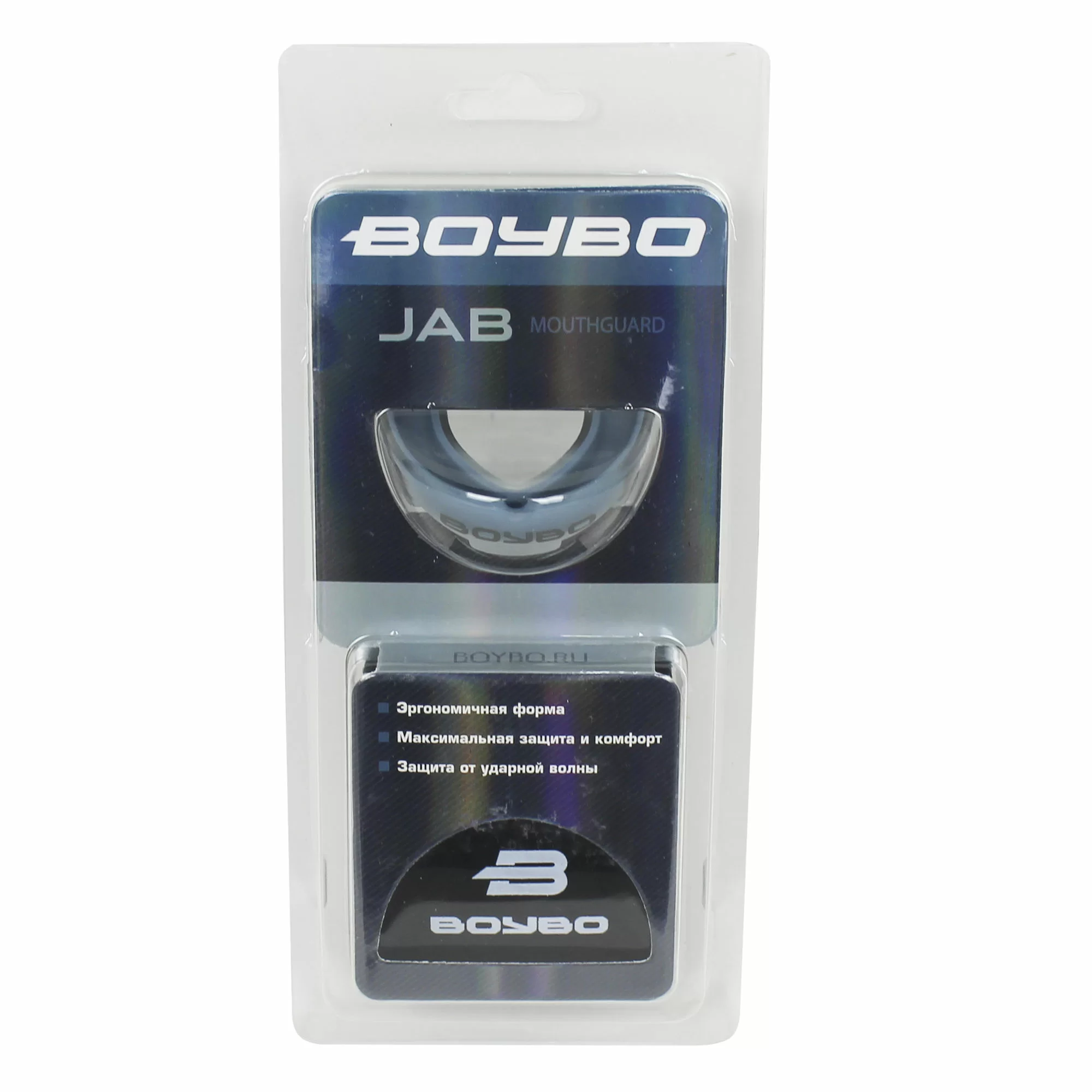 Реальное фото Капа одночелюстная BoyBo Jab синяя BC500 от магазина СпортСЕ