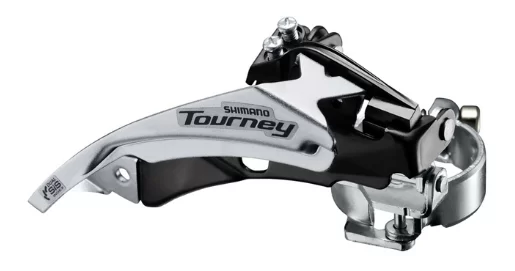 Реальное фото Переключатель передний Shimano Tourney FD-TY500 42-24T 31,8мм с универсальной тягой  370152 от магазина СпортСЕ