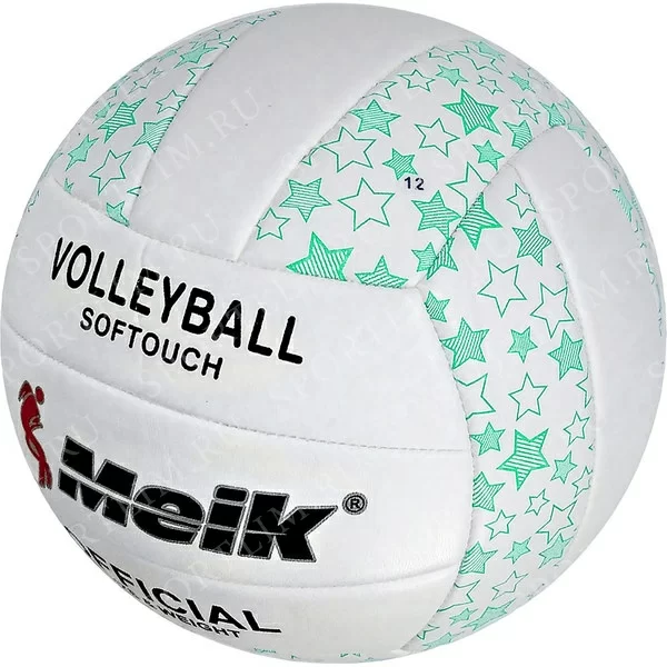 Реальное фото Мяч волейбольный Meik-2898 R18039-3 PU зеленый 10015842 от магазина СпортСЕ