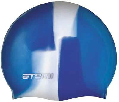 Реальное фото Шапочка для плавания Atemi MC208 силикон мультиколор от магазина СпортСЕ