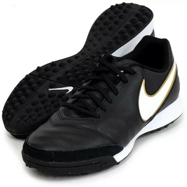 Реальное фото Бутсы Nike Tiempo Genio II Leather TF 819216-010 от магазина СпортСЕ