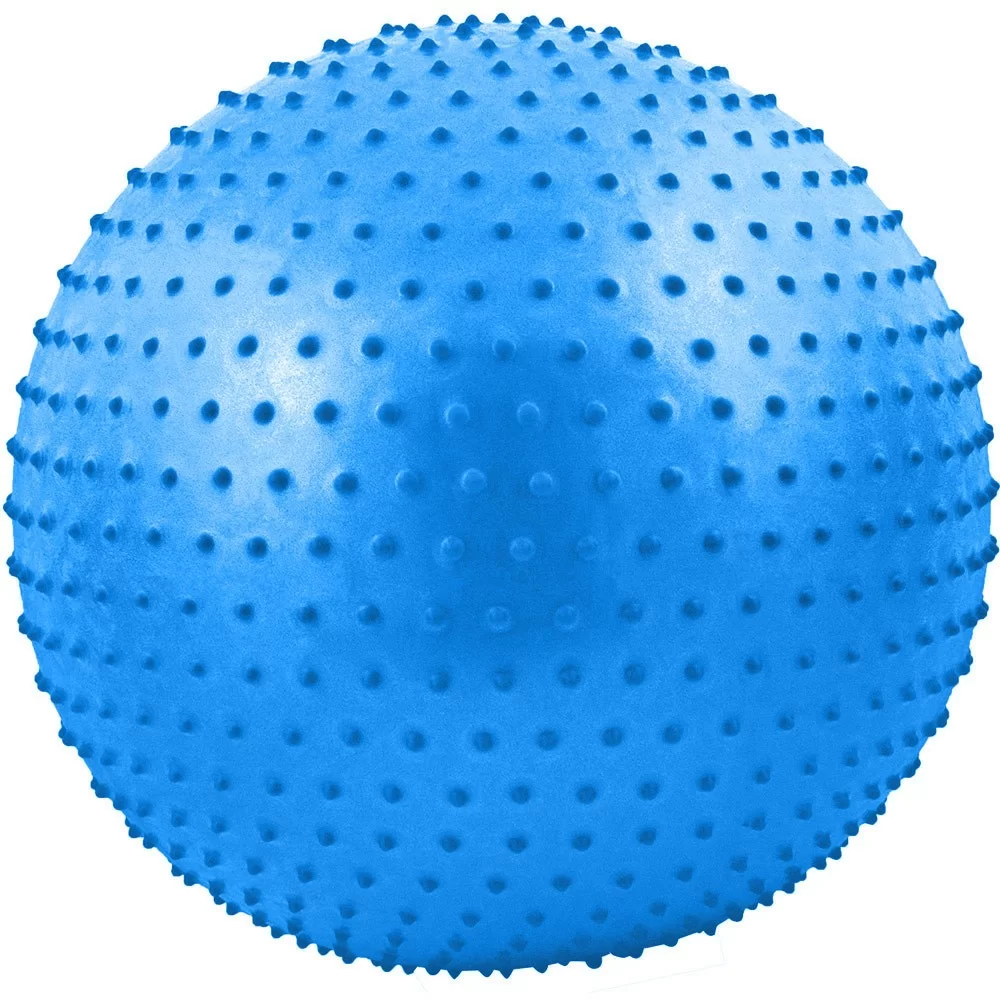 Реальное фото Мяч массажный 75 см FBM-75-5 Anti-Burst синий 10018784 от магазина СпортСЕ