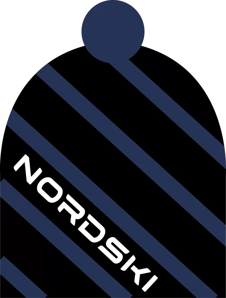 Реальное фото Шапка Nordski Line Black (one size) NSV474110 от магазина СпортСЕ