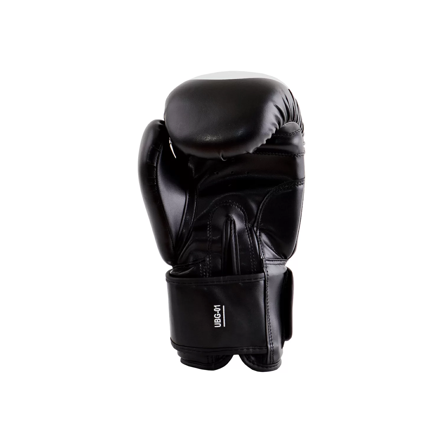 Реальное фото Перчатки боксерские Uppercot UBG-01 DX черный от магазина СпортСЕ