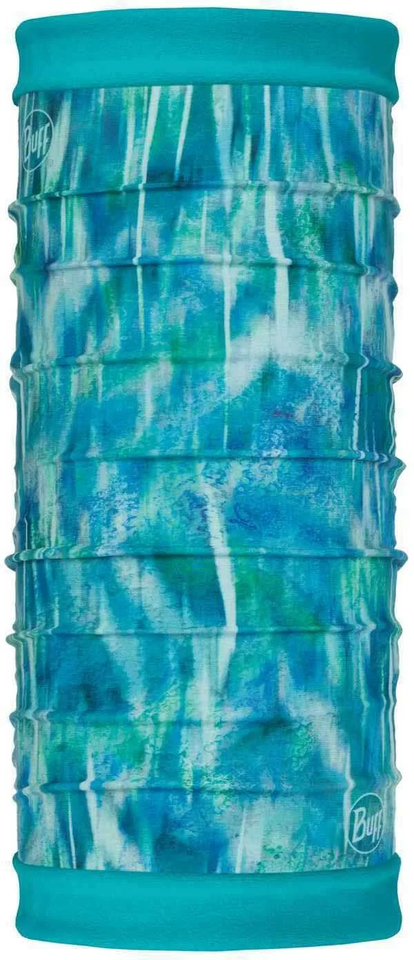 Реальное фото Бандана Buff Reversible Polar Firny Shimmer Turquoise 118055.789.10.00 от магазина СпортСЕ