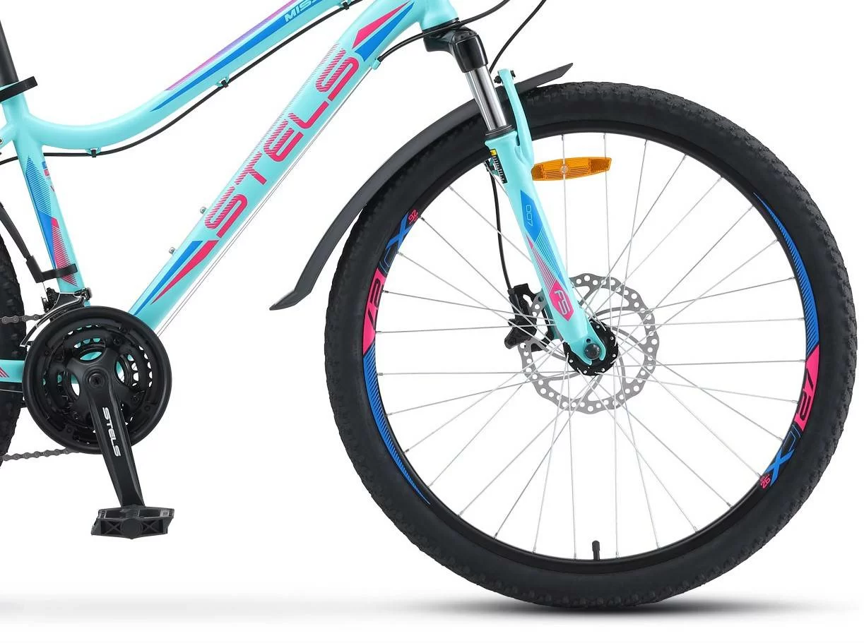 Реальное фото Велосипед Stels Miss-5000 D 26" (2020) мятный V010 от магазина СпортСЕ