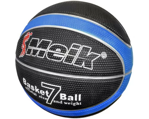 Реальное фото Мяч баскетбольный C28682-1 Meik-MK2310 №7 черный/синий 10015836 от магазина СпортСЕ