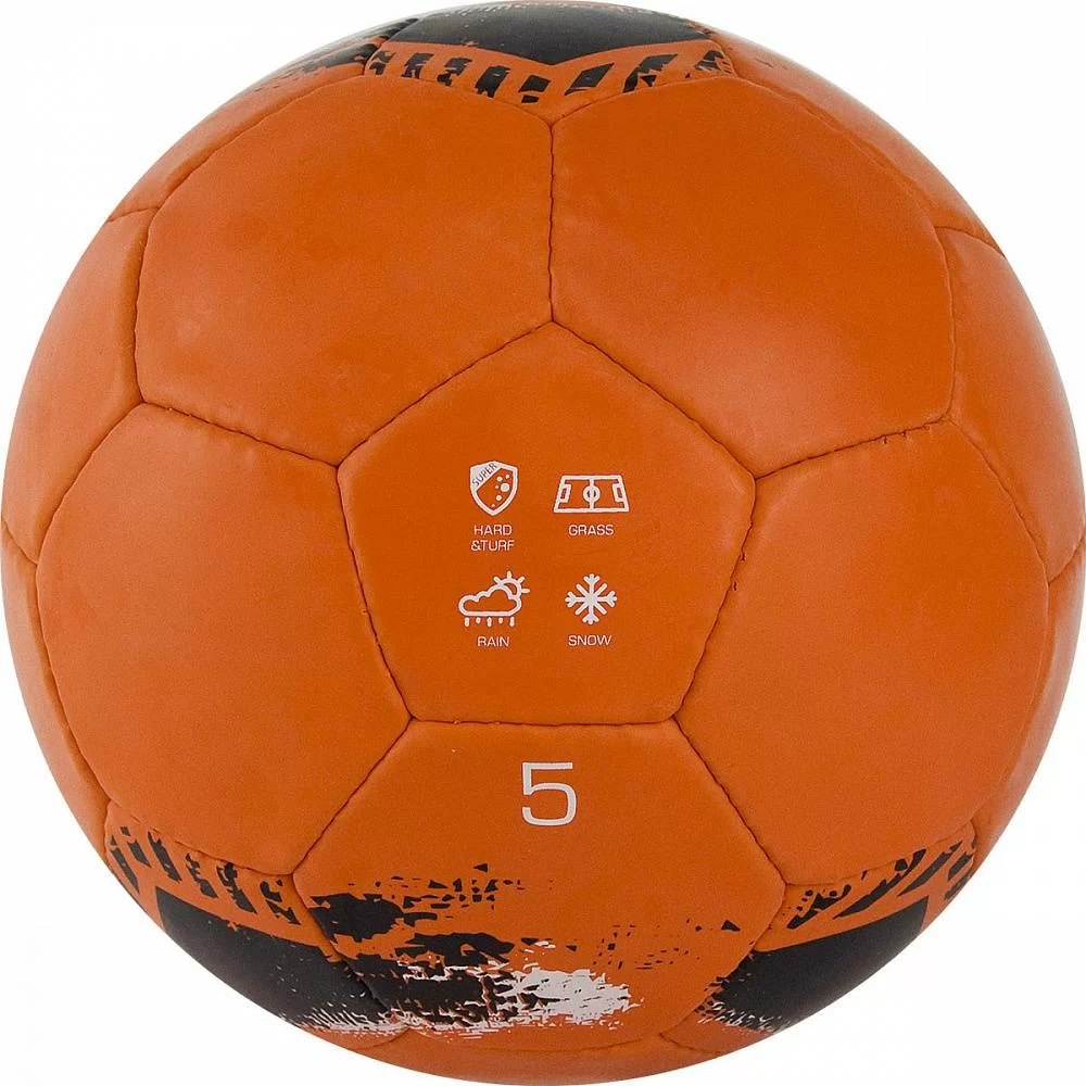 Реальное фото Мяч футбольный Torres Winter Street №5 32 п. оранж-чер F020285 от магазина СпортСЕ