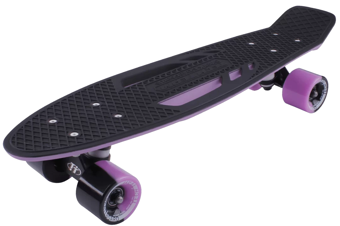 Реальное фото Скейтборд TechTeam пластиковый Shark 22 purple/black TSL-405M от магазина СпортСЕ