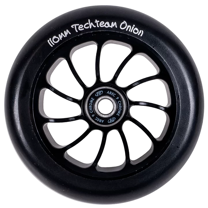 Реальное фото Колесо для самоката TechTeam X-Treme 110*24мм,Onion,black от магазина СпортСЕ