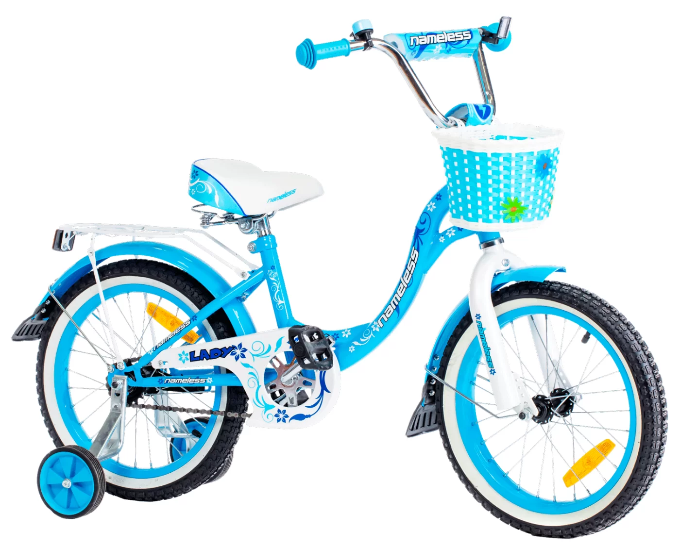 Реальное фото Велосипед 20" Nameless LADY, голубой/белый от магазина СпортСЕ