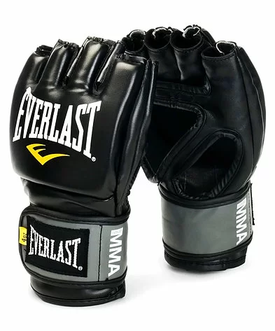 Реальное фото Перчатки Everlast Pro Style Grappling  черн. 7778BLXLU от магазина СпортСЕ