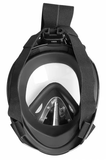 Реальное фото Маска для плавания Mad Wave Full-Face S/M black  M0619 07 1 01W от магазина СпортСЕ