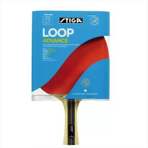 Реальное фото Ракетка для настольного тенниса Stiga Loop Perform WRB Бальса накладка S1 1,7мм 1786-01 от магазина СпортСЕ