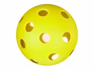 Реальное фото Мяч для флорбола F7322 желтый 01170 от магазина СпортСЕ