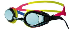 Очки для плавания Atemi M105 силикон сине-розово-желтые