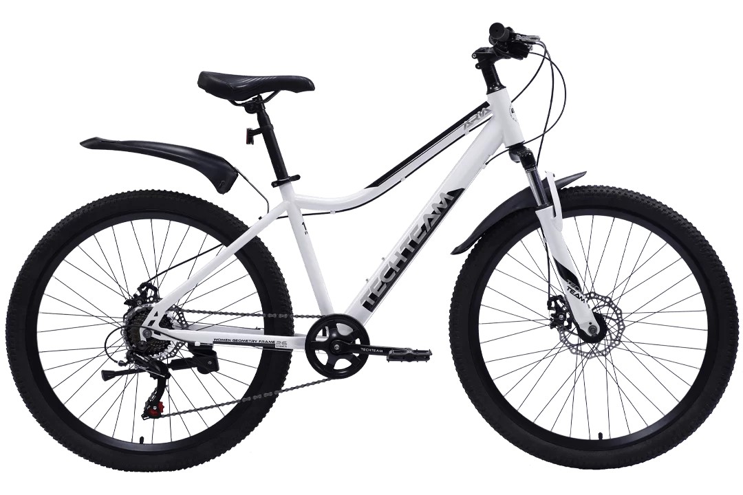 Реальное фото Велосипед TechTeam Aria 26" (2022) белый от магазина СпортСЕ