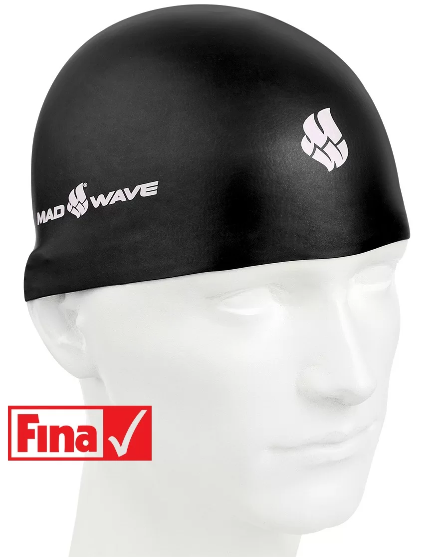 Реальное фото Шапочка для плавания Mad Wave Soft Fina Approved M M0533 01 2 01W от магазина СпортСЕ