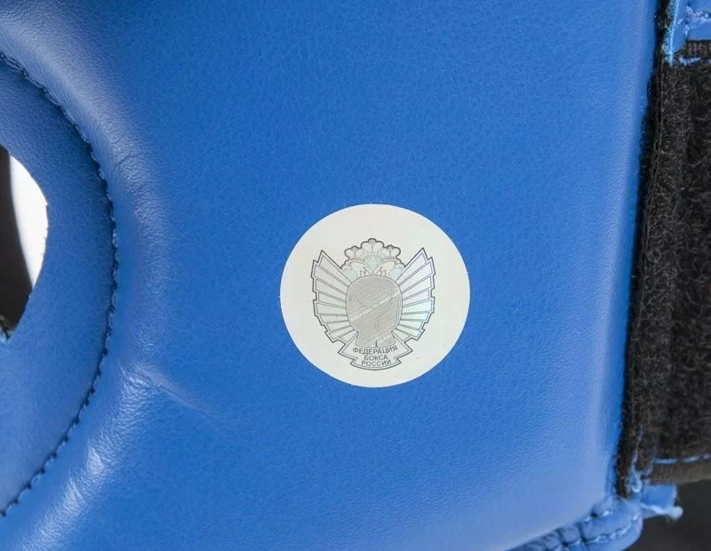 Реальное фото Шлем боксерский Clinch Olimp синий C112 от магазина СпортСЕ