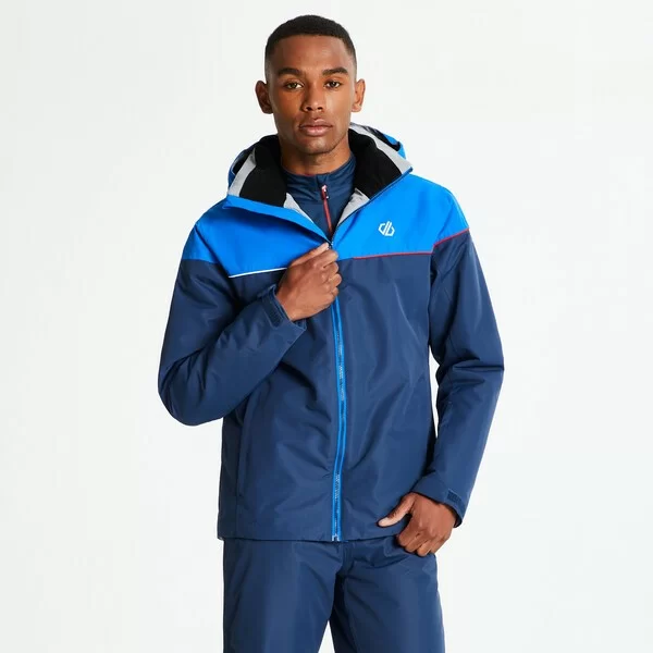 Реальное фото Куртка Cohere Jacket (Цвет 26M, Синий) DMP437 от магазина СпортСЕ
