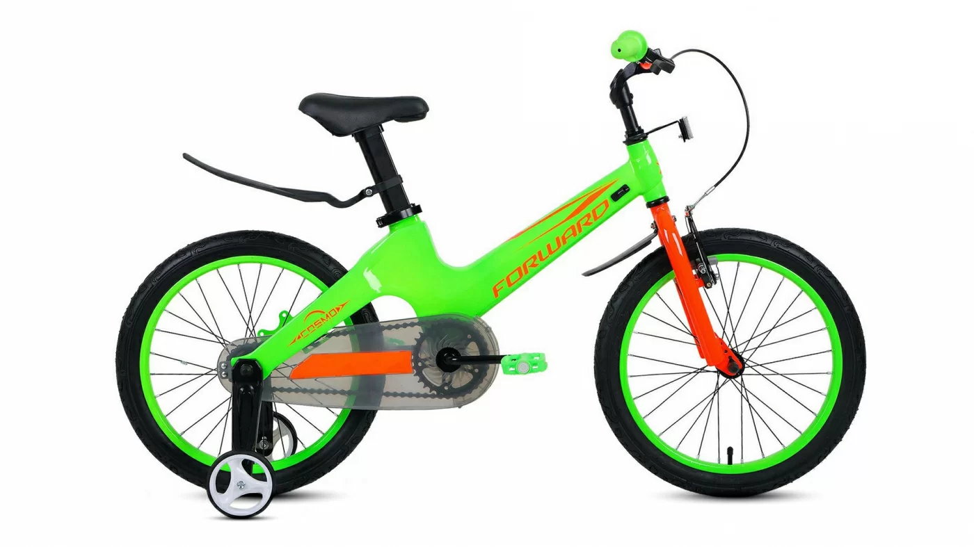 Реальное фото Велосипед Forward Cosmo 18 (2021) зеленый 1BKW1K7D1009 от магазина СпортСЕ
